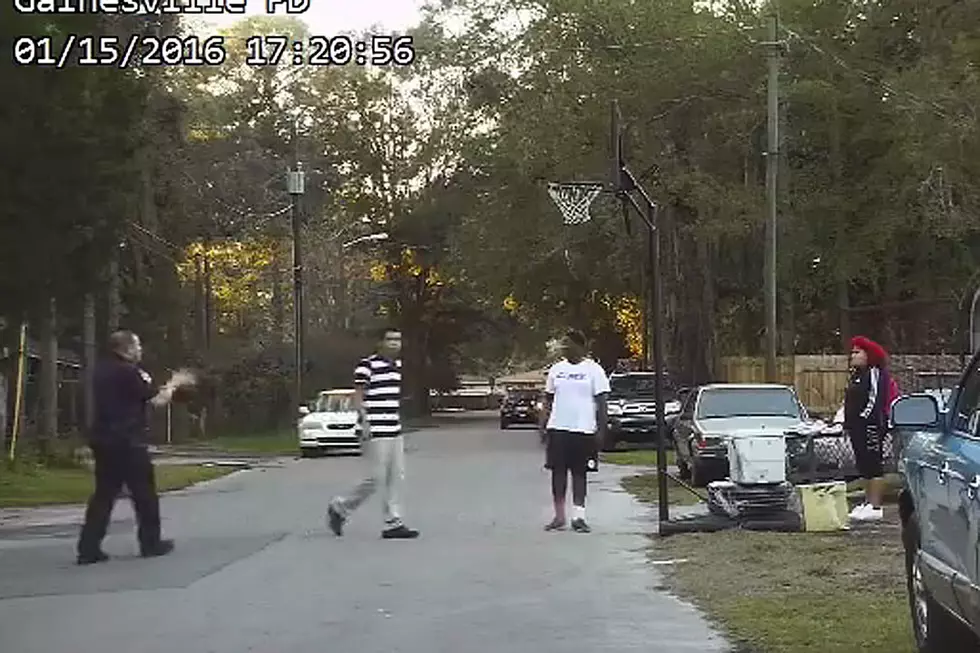 Cop Brilliantly Hoops It Up While Responding to Noise Complaint