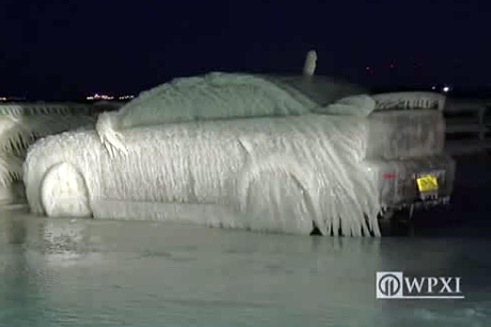 Car Completely Frozen in Ice Is the Biggest Chill You’ll Ever See