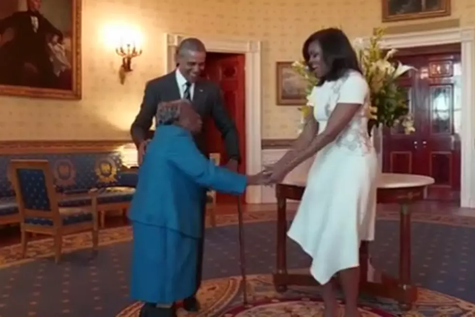 Watch 106-Year-Old Woman Joyfully Dance With President Obama