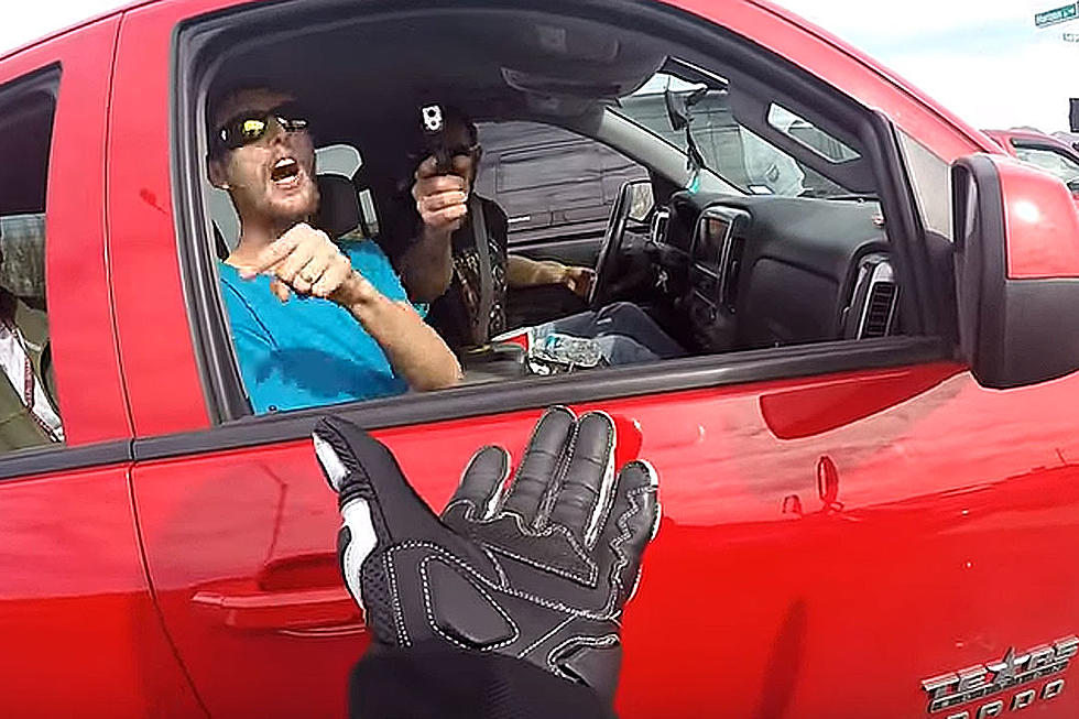 Man Caught Pointing Gun at Biker During Disturbing Road Rage Outburst [NSFW VIDEO]