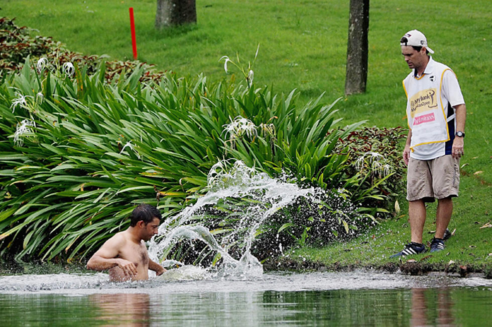 Golfer Gets Attacked by Hornets, Jumps in Lake to Escape [Video]