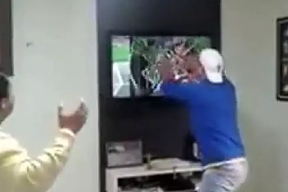 Brazilian Fan Destroys TV After Missed World Cup Penalty Kick [VIDEO]