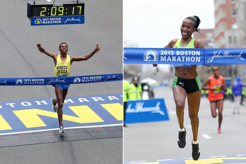 Lelisa Desisa and Caroline Rotich Win 2015 Boston Marathon [VIDEO, PHOTOS]