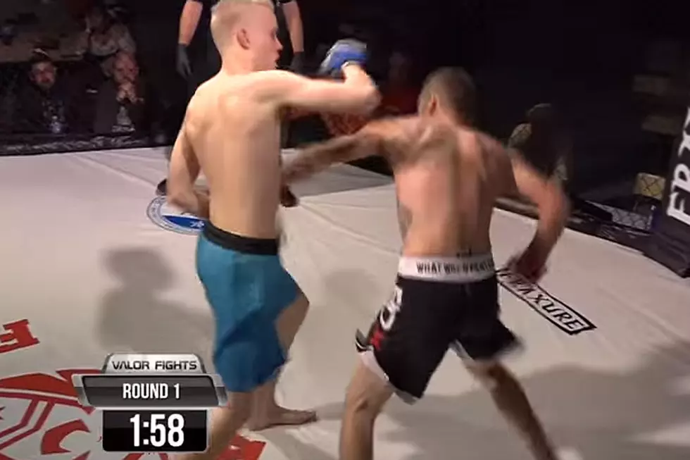 MMA Fighter Sends Opponent’s Tooth Flying Into Crowd