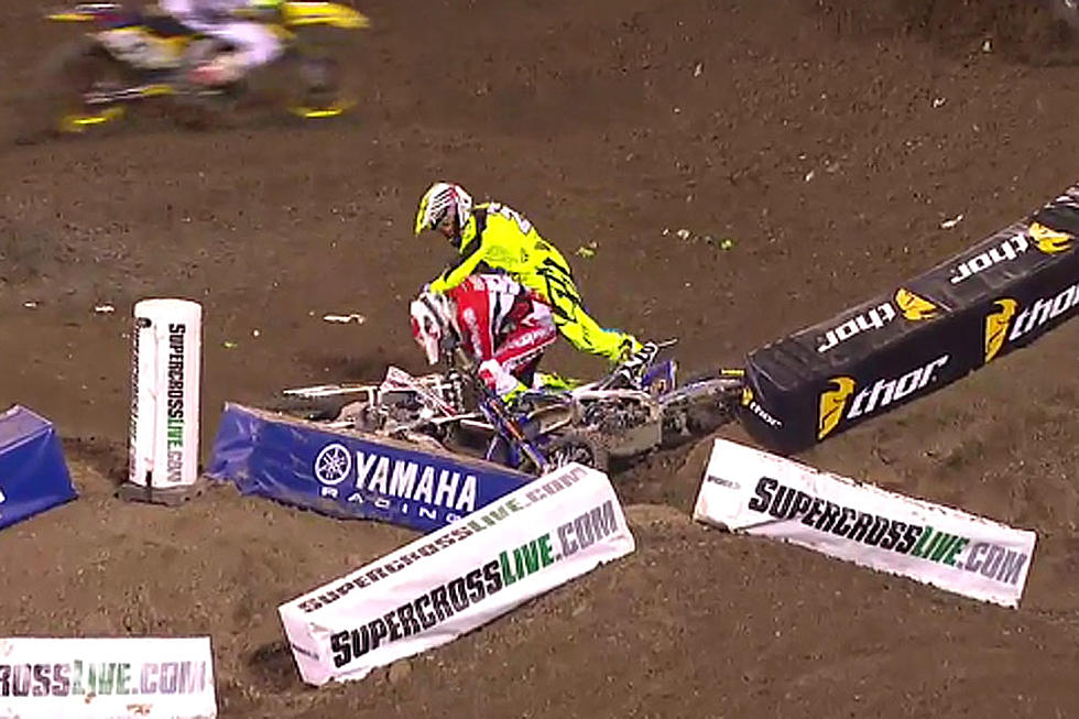 Wild Supercross Brawl May Leave You Feeling Bloodied