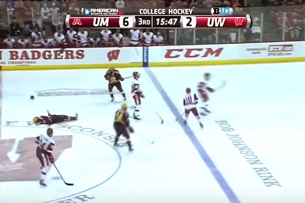 Vicious College Hockey Hit May Leave YOU Unconscious