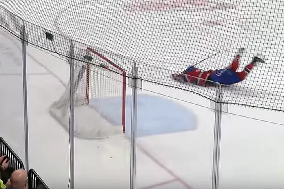 Hockey Player Makes Insane Diving Save — And He’s Not Even a Goalie