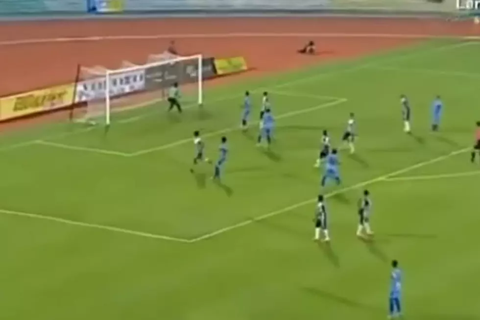 Ridiculously Improbable Soccer Goal Turns Physics on Its Ear
