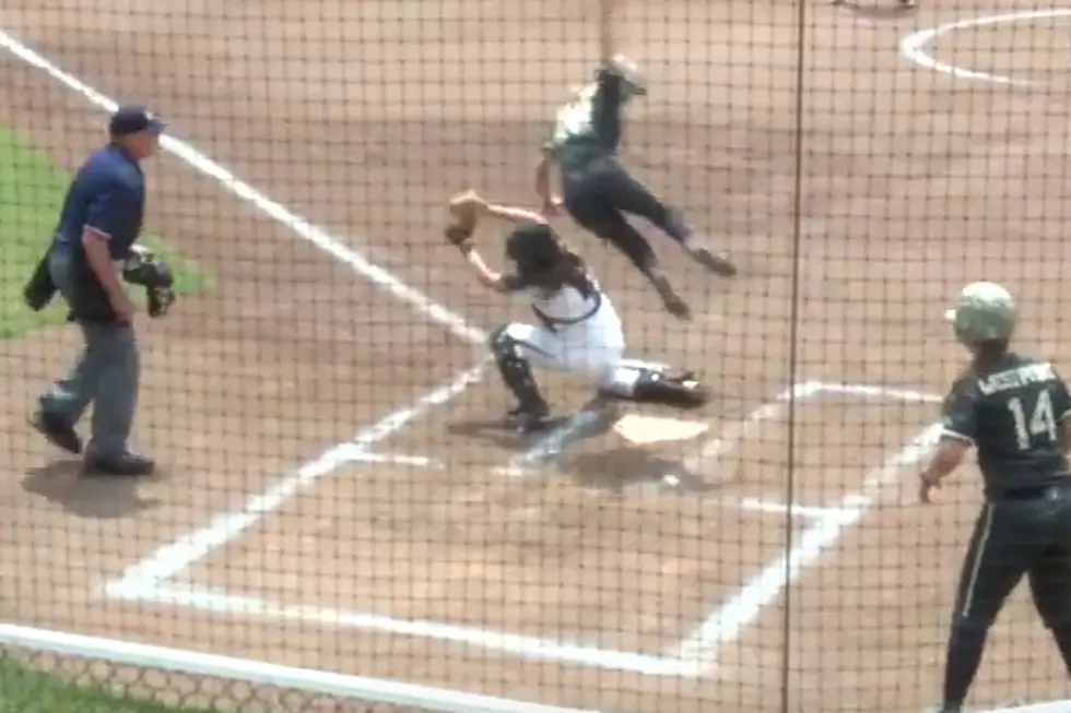 Army Softball Player Soars Into the Sky for Most Creative Score Ever