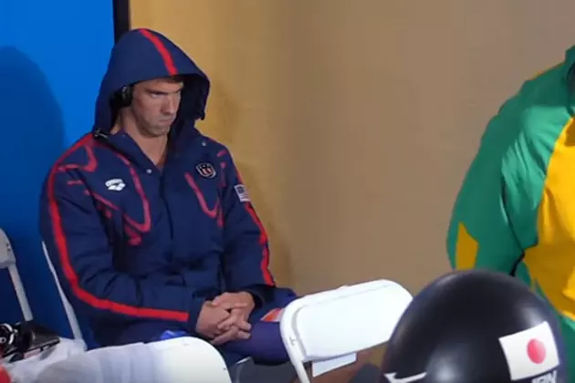 Michael Phelps Brings Back Angry Face for Jimmy Fallon