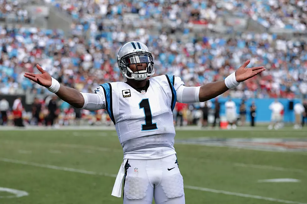 Cam Newton’s Postgame Barbershop Quartet Outfit Was, Uh, Interesting