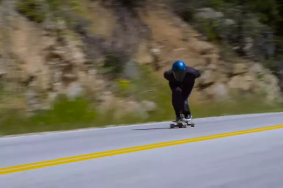 Skateboarder Sets Speed Record at Nearly 90 (Insane) Miles Per Hour