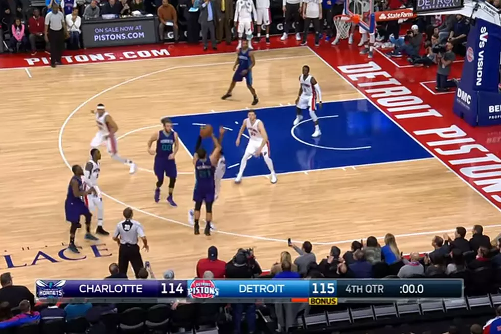 Pistons-Hornets Game Had the Greatest Game-Winning Buzzer Beater That Never Was
