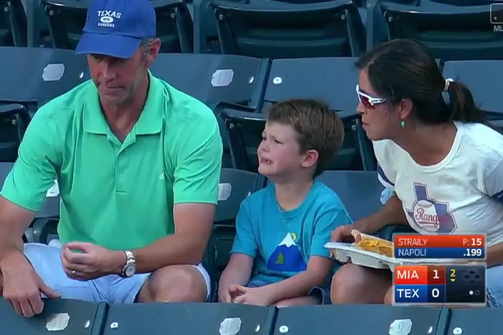 Dad Who Drops Foul Ball at Texas Rangers Game Scars His Young Son for Life