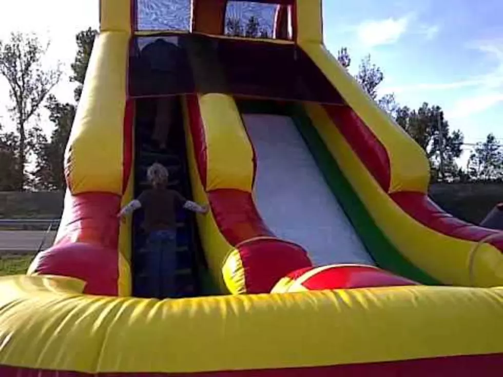Dave Spencer Tackles Giant Slide at Pogue Chrysler [VIDEO]