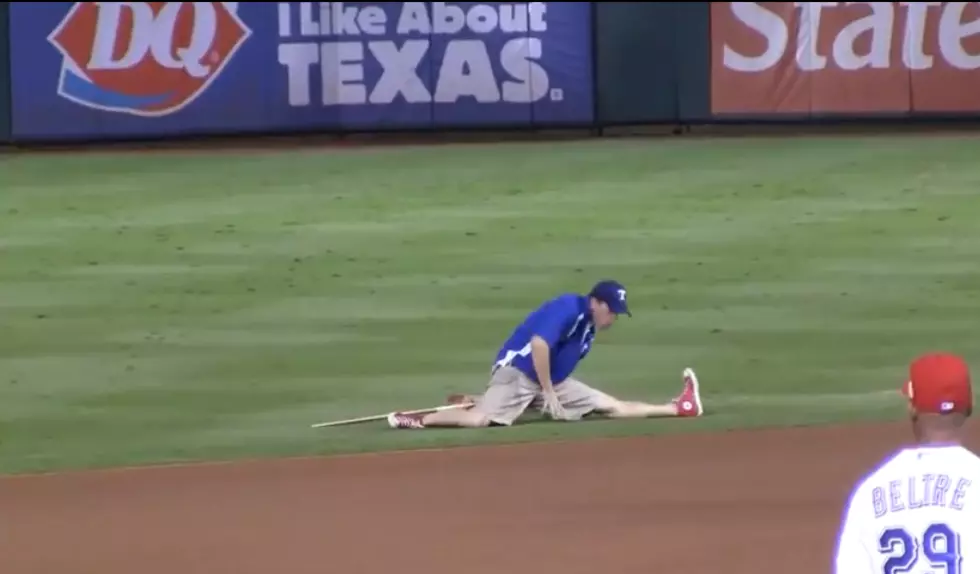 Texas Rangers&#8217; Grounds Crew Member Busts A Move And It Angers Me [VIDEO]