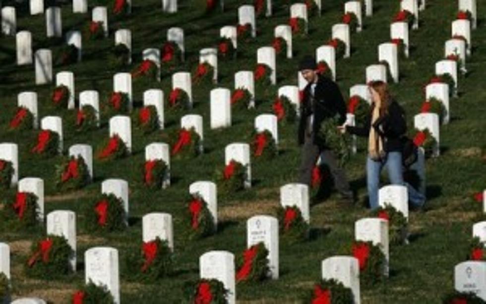Wreath Company Decorates Arlington National Cemetery for Christmas