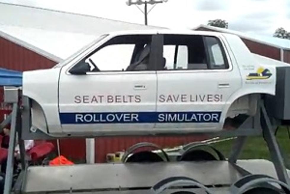 Rollover Simulator an Effective Seatbelt Safety Tool [VIDEO]