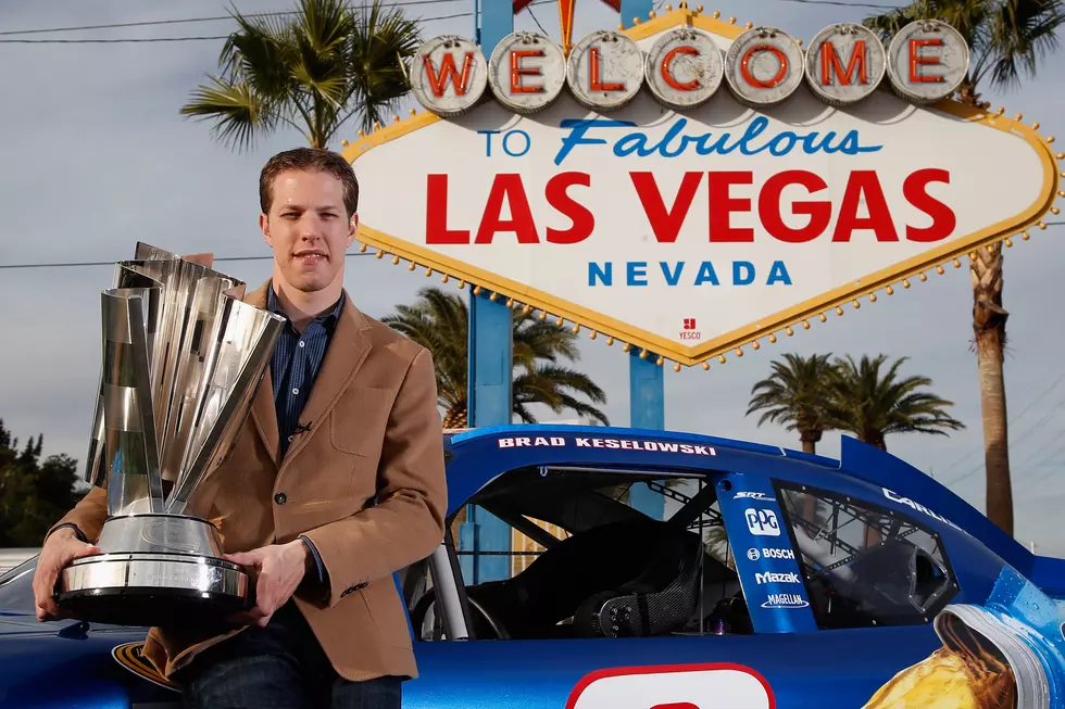 NASCAR Champ Brad Keselowski Attempts To Shoot Hoops [VIDEO]