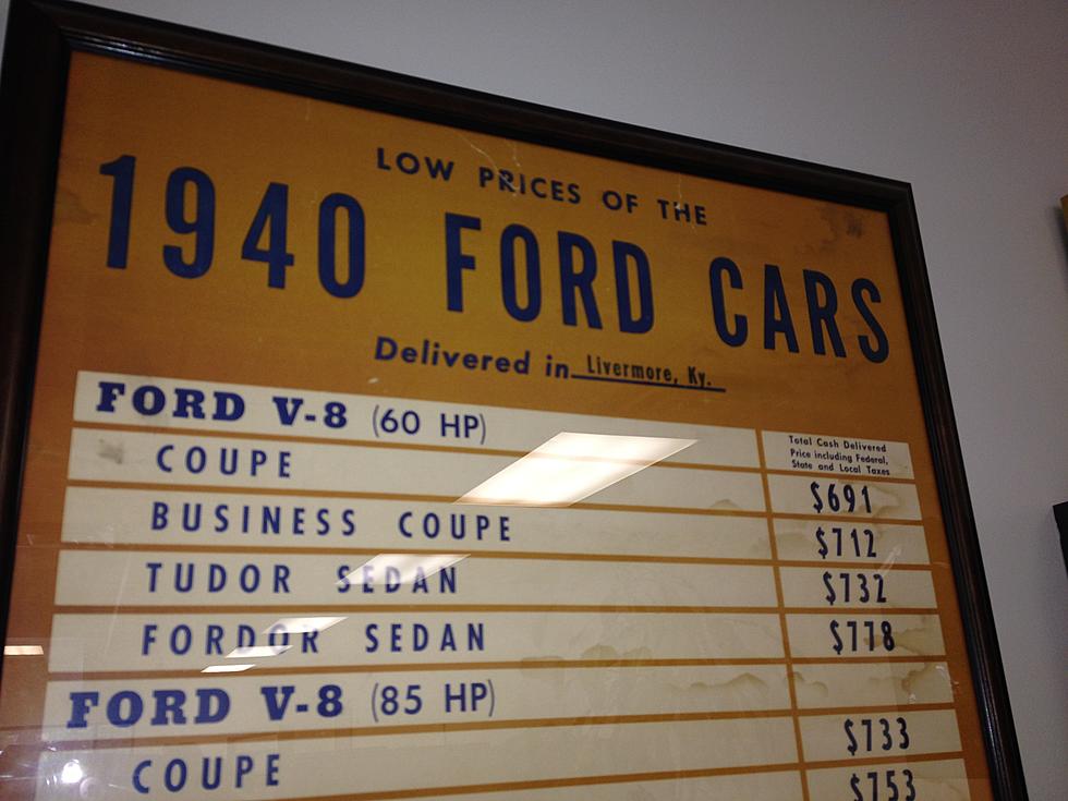 How Much Did A New Ford Cost In 1940?