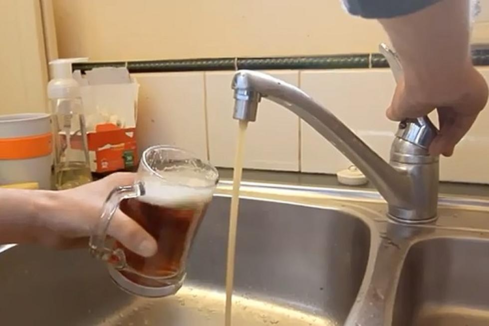Man’s Home Completely Plumbed with Beer [VIDEO]