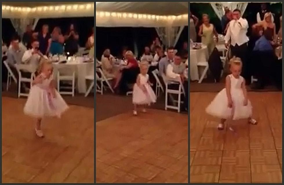 If Want to Laugh, Check Out This Little Girl Dancing at a Wedding [VIDEO]