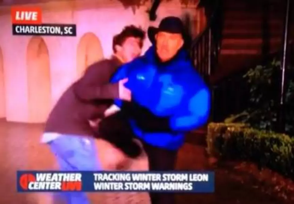 Jim Cantore Knees College Kid in Groin [Video]