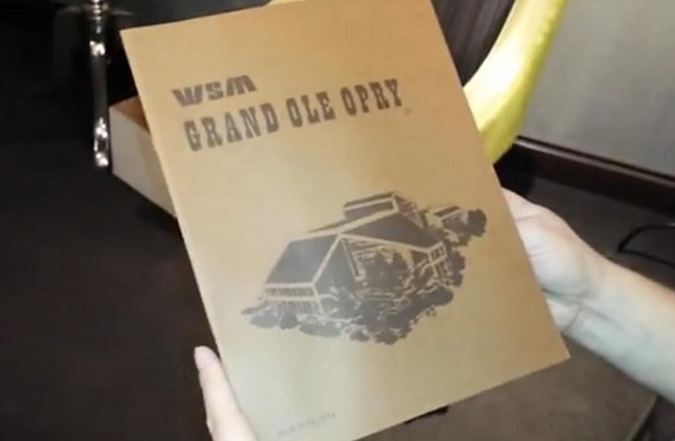 Take a Look at a 40-Year-Old Grand Ole Opry Program Courtesy of Our Friend Opry Dan [VIDEO]