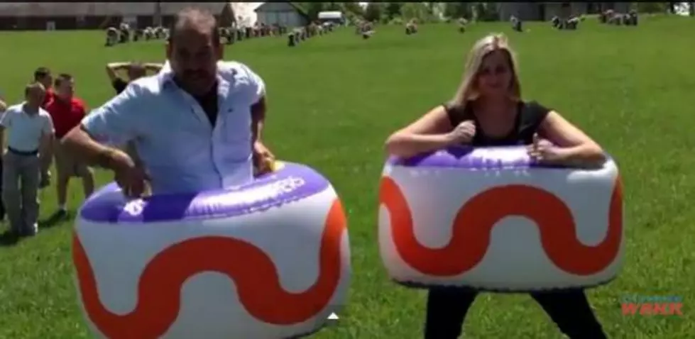 Chad and Jaclyn Play &#8220;Belly Bumpers&#8221; At St. Wendel [VIDEO]