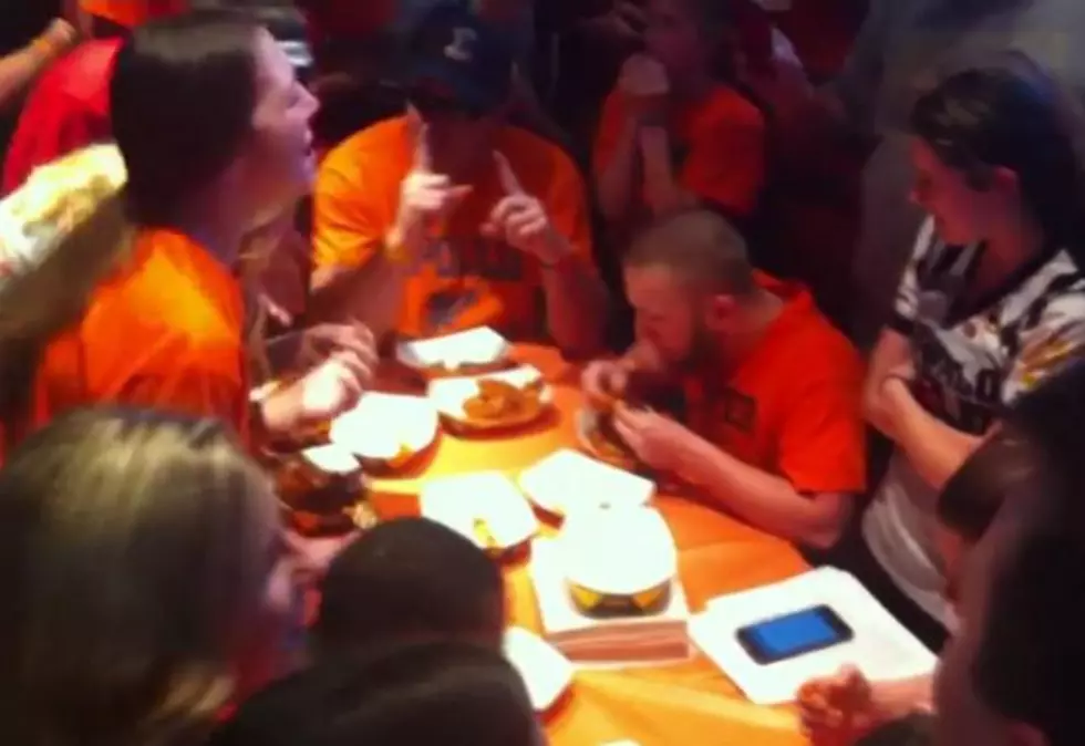 The Buffalo Wild Wings Blazing Wing Challenge [Video]