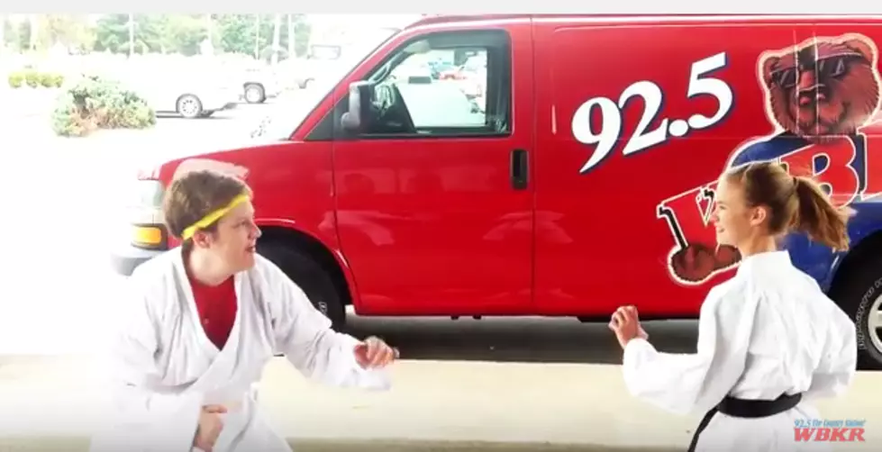 Erin Vs The Karate Kid [VIDEO]