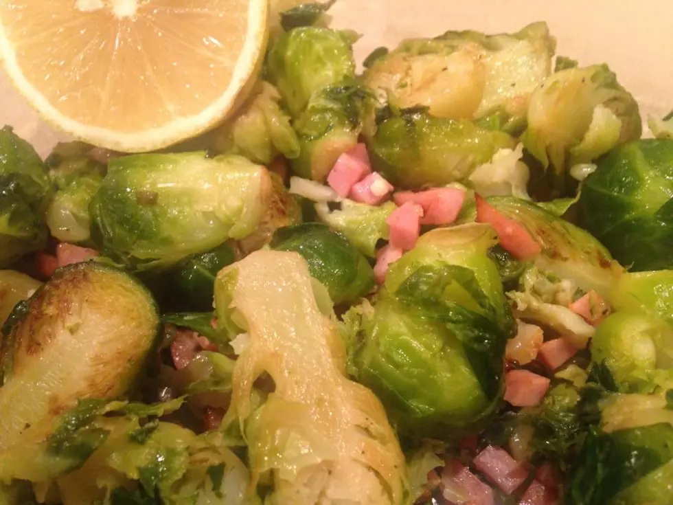 What’s Cookin’? Brussels Sprouts with Ham [Recipe]