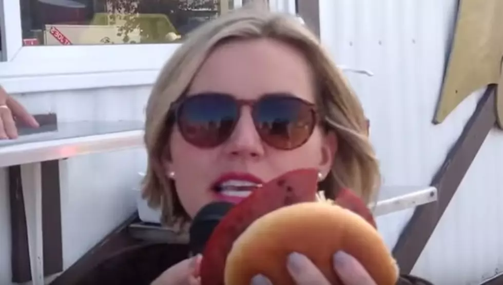 Fried Bologna Sandwich At The Fall Festival