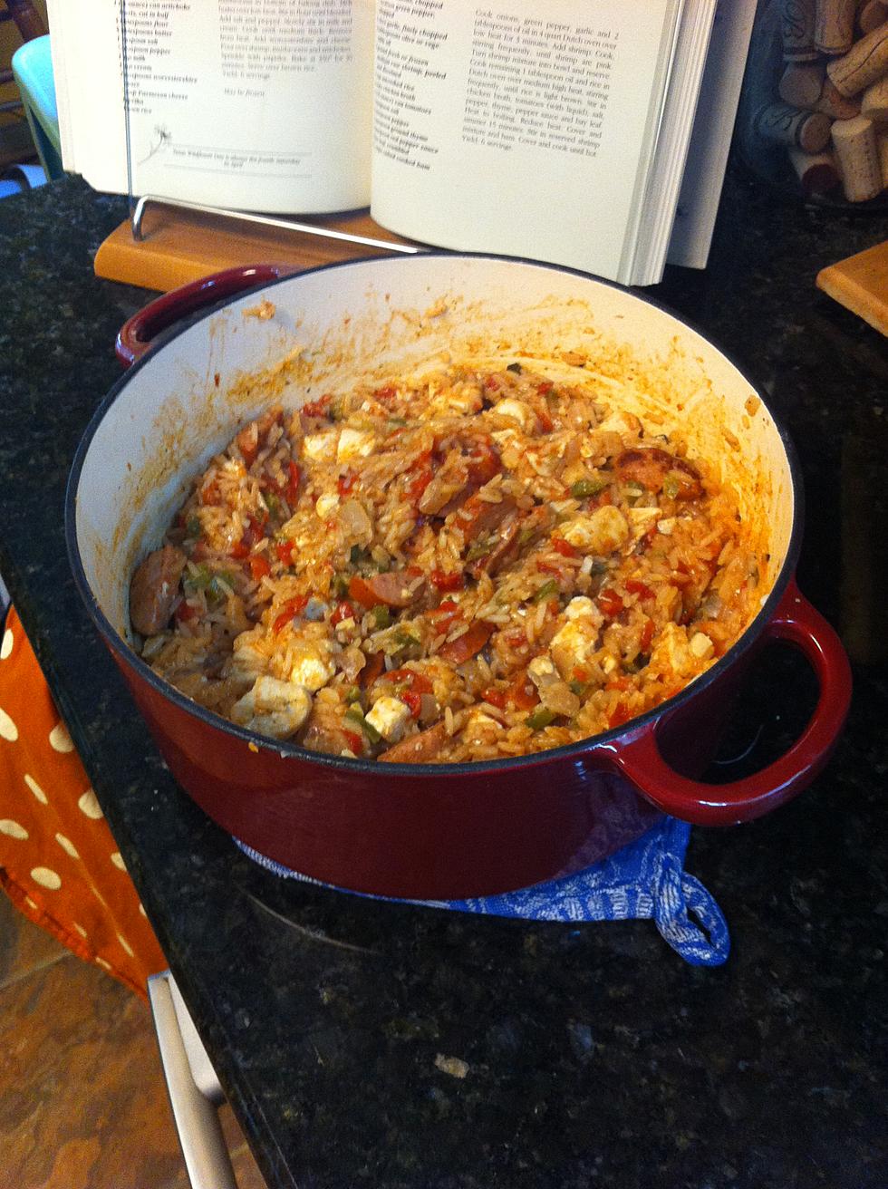 What’s Cookin’!  Val’s Spicy Jambalaya