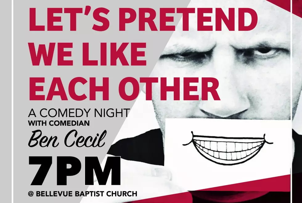 Family Friendly Comedy Show &#8216;Let&#8217;s Pretend We Like Each Other&#8217; Featuring Comedian: Ben Cecil is Tonight!
