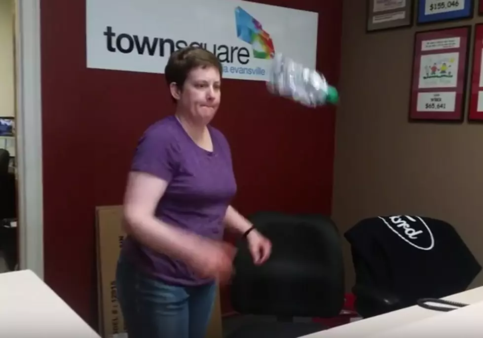 I Attempt The Water Bottle Flip Talent Show Trick [VIDEO]