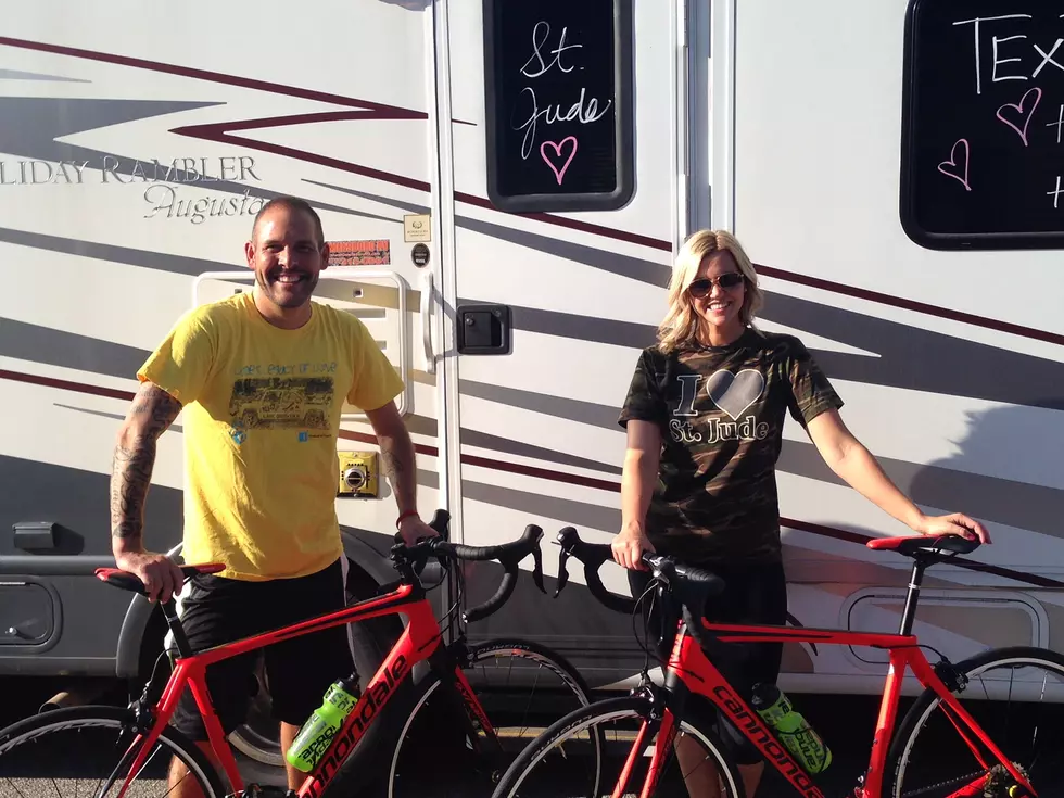 Chad and Jac are in Memphis Getting Ready for Sweatin&#8217; for St. Jude 2016 &#8211; Text RIDE to 785833 to Donate!