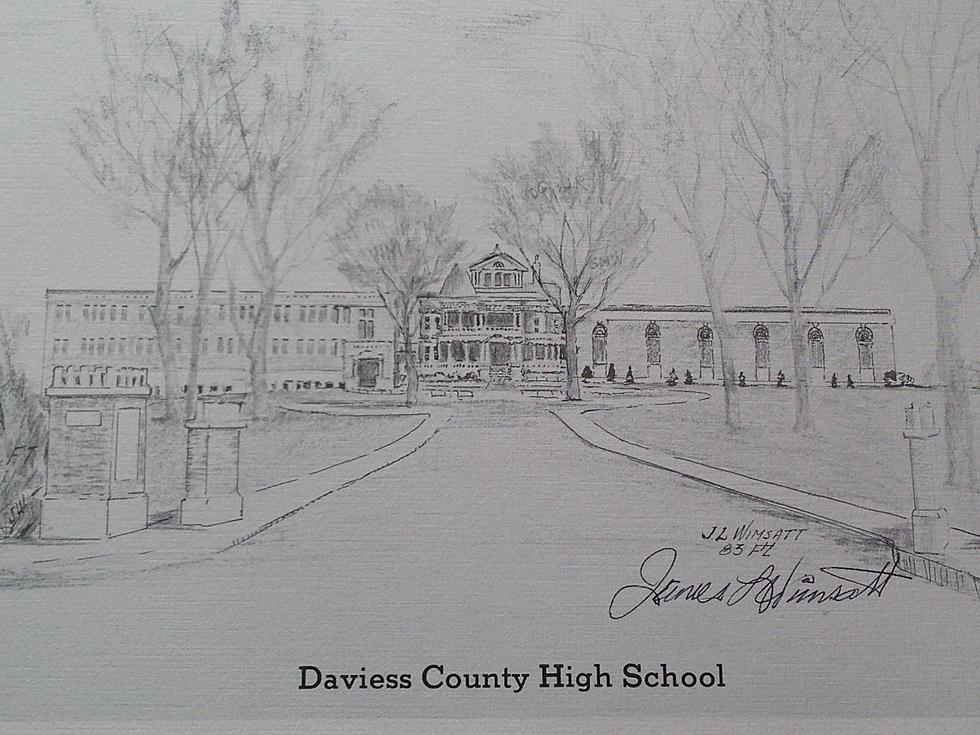Amazing Pencil Drawing of Former Daviess County High School [Photos]