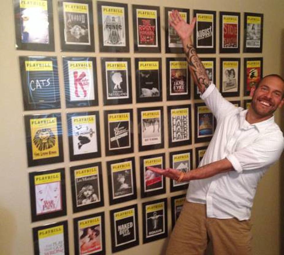 The Playbill Wall: Chad&#8217;s Favorite Wall in His House [Photos]
