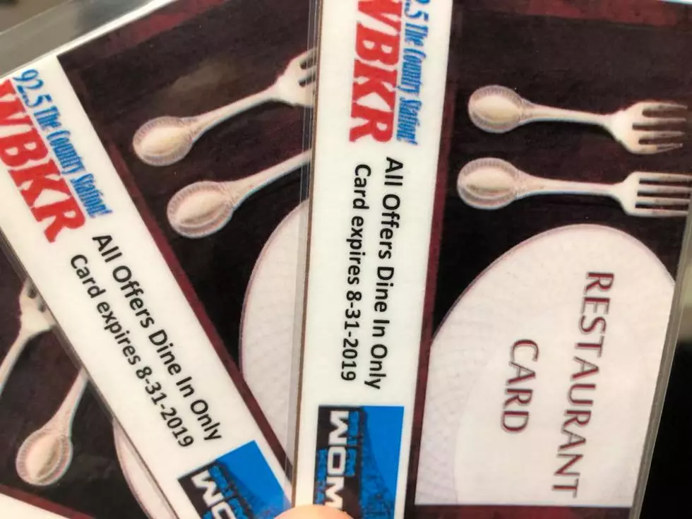 The 2018 WBKR Restaurant Card Is On Sale Now
