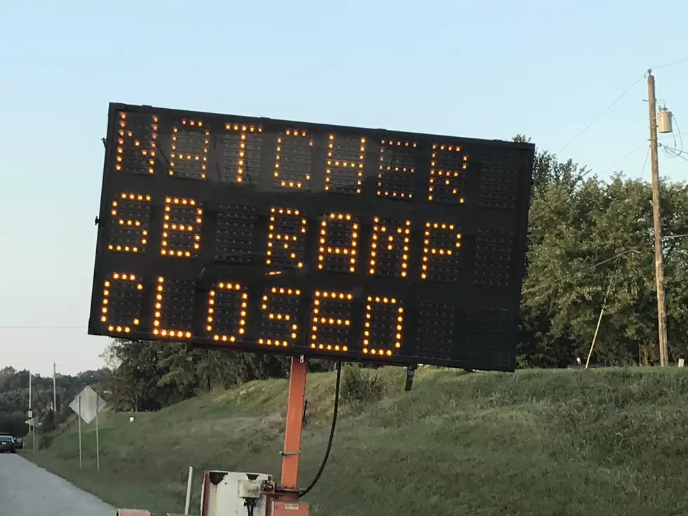 Southbound On/Off Ramps at Hartford Closed on Natcher Parkway