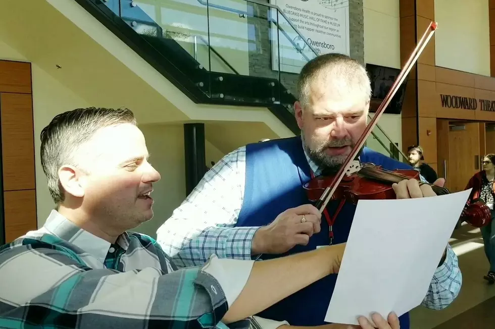 Dave Spencer Learns How to Play the Violin [VIDEO]