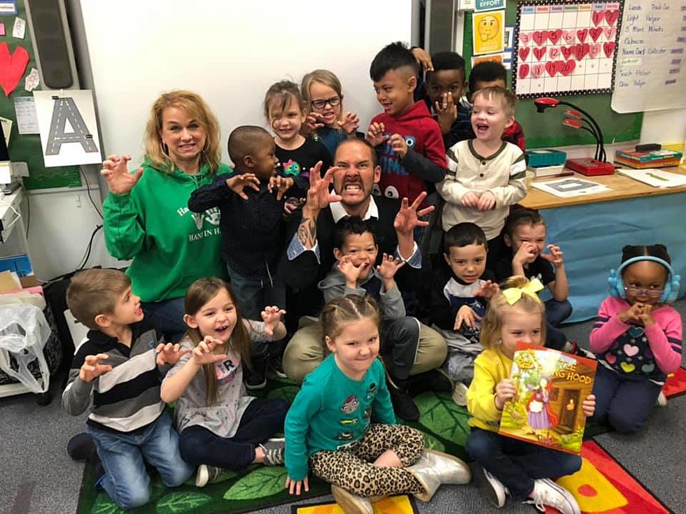 Chad Reads Little Red Riding Hood at Hager Preschool [Photos]