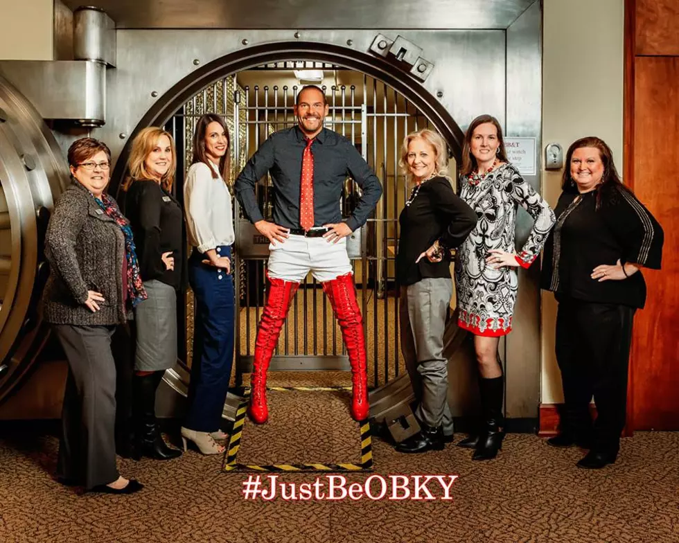 Chad Takes His Kinky Boots to BB&#038;T&#8217;s Office in Owensboro [Photos]