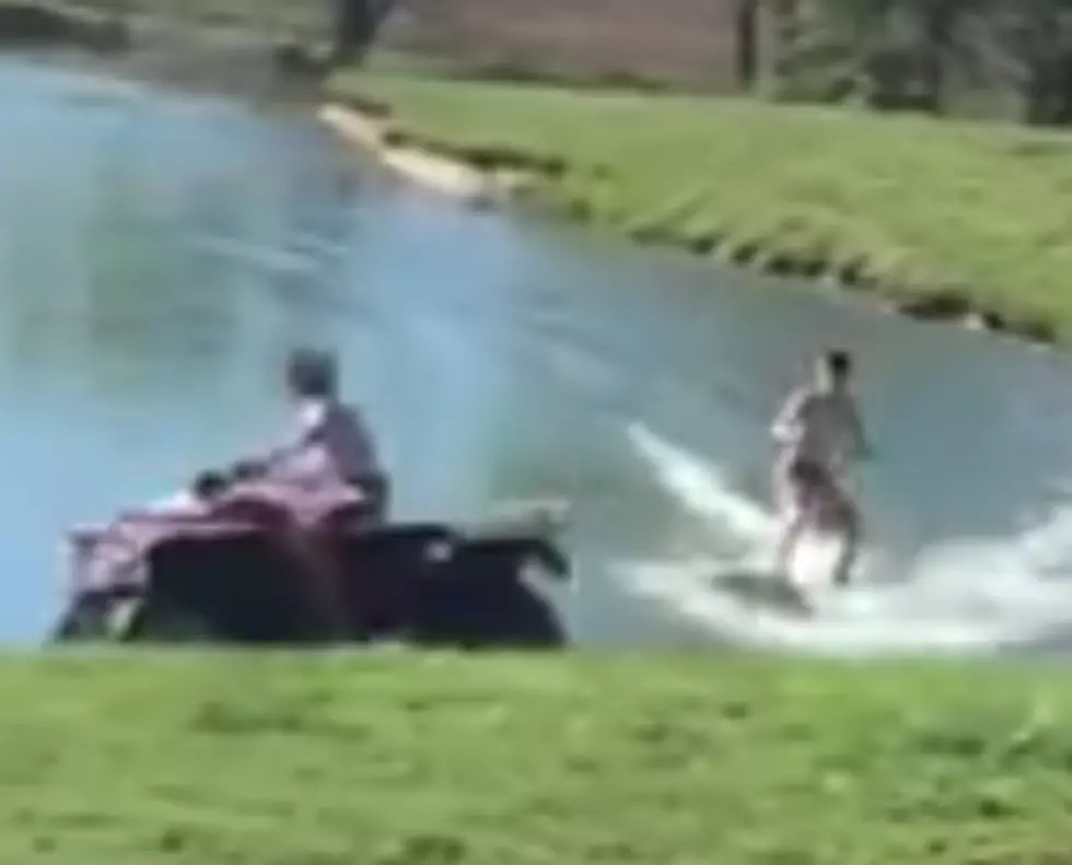 Philpot Family Go Redneck Skiing On Their Backyard Lake (VIDEO)