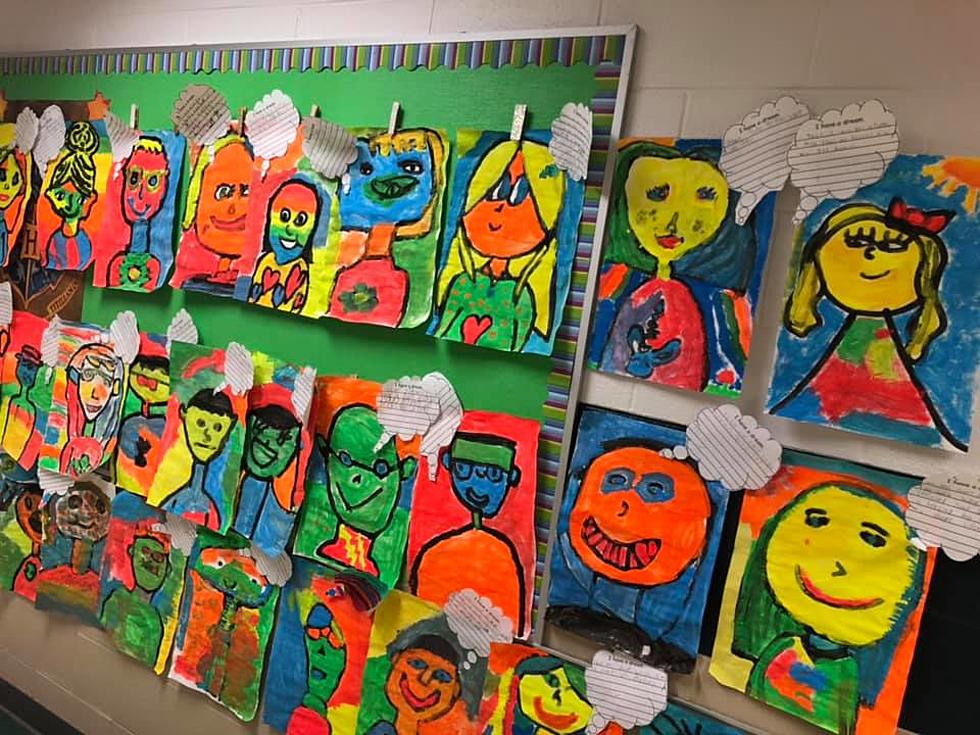 East View Art Students Create Adorable “I Have a Dream” Self Portraits