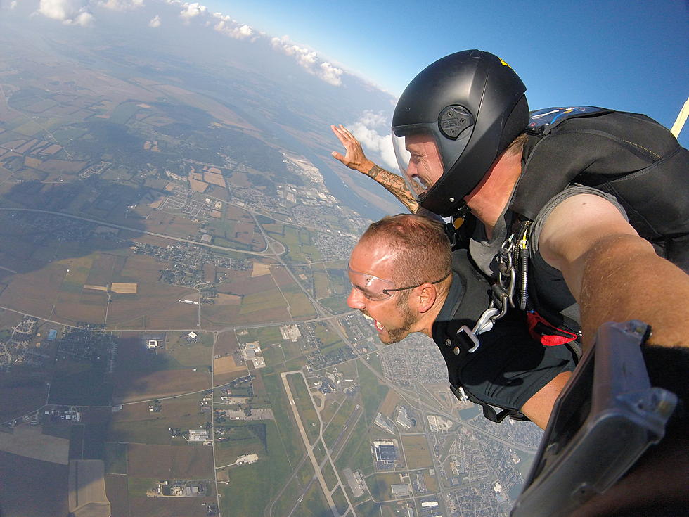 Chad Skydives With Performers from Owensboro Air Show [Video]