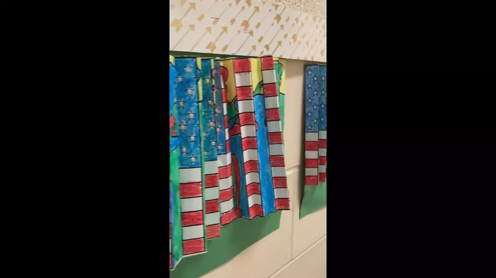 Owensboro 2nd Graders Create Special American Flags for Veterans Day [VIDEO]