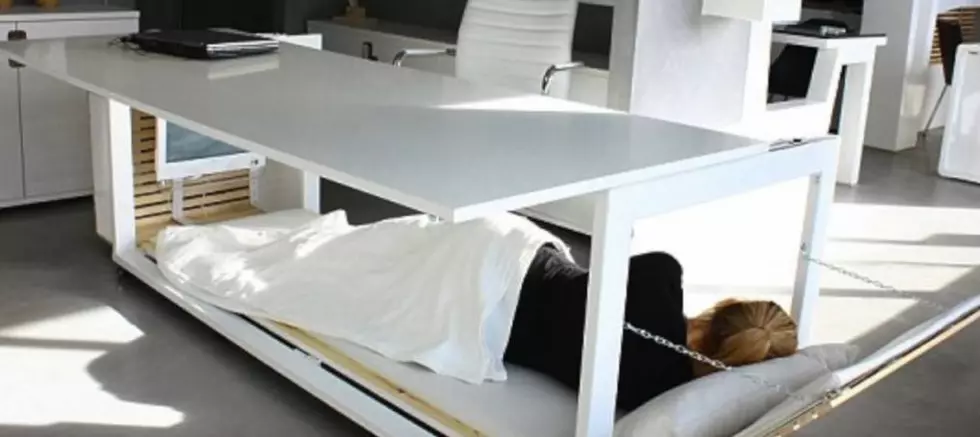 Would You Take a Nap at Work if You Had a Nap Desk? [Video]