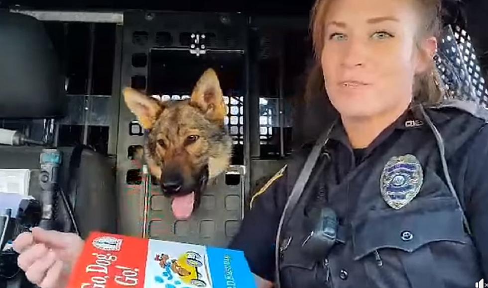 OPD Officer and K-9 Buddy Butch Read Seuss Online [VIDEO]